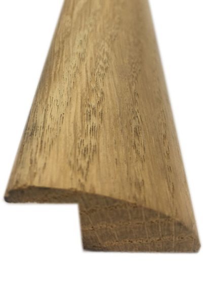 Barre de seuil chêne massif brut en 1.4cm 2ml 35X18mm