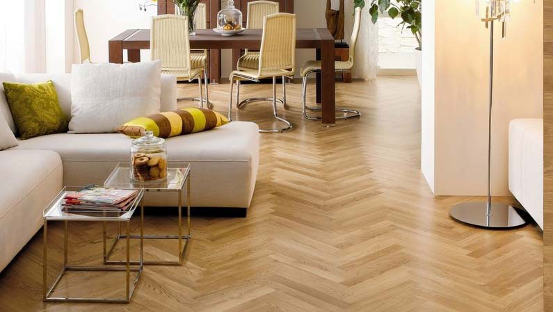Bâton Rompu Chêne Massif Verni Mat Naturel - 70mm