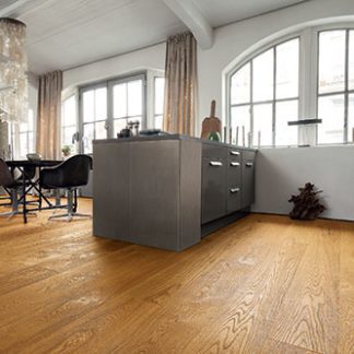 CHENE MASSIF HUILE BROSSE MIEL PURE MARKANT 180X20X500-1800mm Certifié FSC 100 %