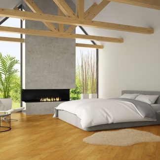 CHENE MASSIF HUILE BROSSE RUSTIQUE MIEL PURE 140x20.4 x 1600-2000mm Certifié FSC 100 %