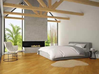 CHENE MASSIF HUILE BROSSE RUSTIQUE MIEL PURE 140x20.4 x 1600-2000mm Certifié FSC 100 %