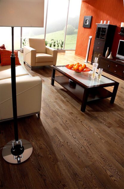 Chêne MASSIF AUTHENTIQUE VERNI CARBONISE 160x20mm - LOT FIN DE SERIE 2.82m²