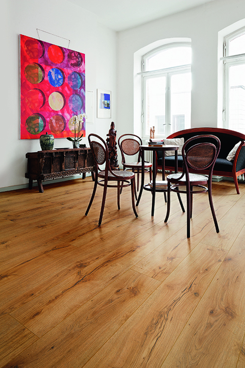 Chêne Massif Verni Brossé Rustique Whisky - lot de 46,08 m²