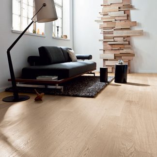 CHENE MASSIF VERNI BROSSE SURCHOIX INVISIBLE (sans noeuds) 160X14mm LV - Certifié FSC 100 %  