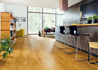 CHENE MASSIF VERNI BROSSE NATUREL SELECT GO4 160X21X450/500/900/1100mm - Certifié FSC 100 %