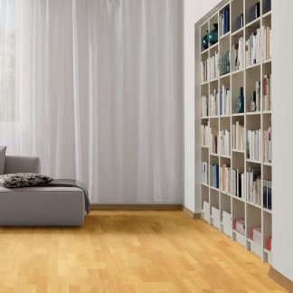 CHENE MASSIF VERNI BROSSE NATUREL SELECT GO4 80X14X600mm - Certifié FSC 100% - Certifié FSC 100 %