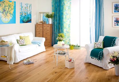 CHENE MASSIF VERNI BROSSE CLASSIC SOLEIL D'ETE 160x14X1800mm - Certifié FSC 100 %