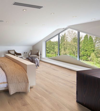 CHENE MASSIF VERNI BROSSE CLASSIC ASPECT BOIS BRUT 160x14X2100mm  - Certifié FSC 100 %