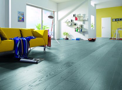 chêne CONTRECOLLE RUSTIQUE huilé GRIS brossé - 145x14.2x L1820mm