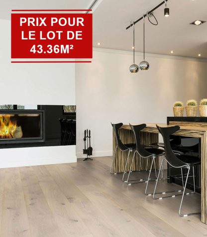 Chêne barolo blanchi bords casses 4X1900mm