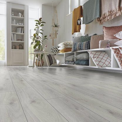 CHENE PRESTIGE BLANC STRATIFIE DECOART - GAMME MONACO - 1380mmX157mmX10mm - Certifié FSC Mix Credit