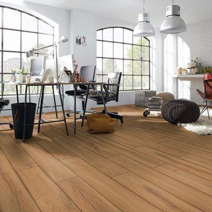 PARQUET SOL STRATIFIE DECOART - CHENE DE FERME NATURE - GAMME MILAN - 1380mmX193mmX8mm - Certifié FSC Mix Credit