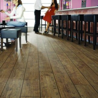 PARQUET SOL STRATIFIE DECOART - ROUTE DES VINS FONCE - GAMME MILAN - 1380mmX193mmX8mm - Certifié FSC Mix Credit
