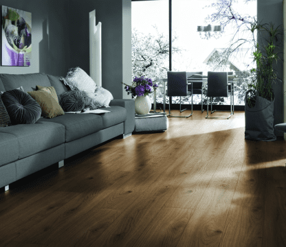 PARQUET SOL STRATIFIE DECOART - CHENE PRESTIGE NATURE - GAMME MILAN - 1380mmX193mmX8mm - Certifié FSC Mix Credit