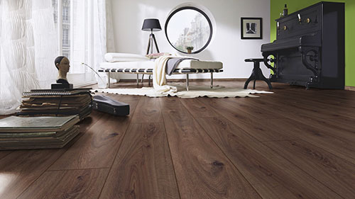 Sol Stratifié Chêne Prestige Foncé