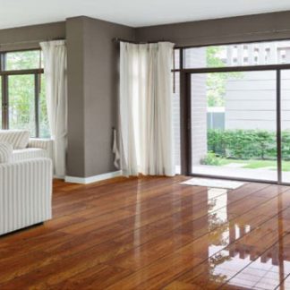 PARQUET SOL STRATIFIE DECOART - MERBAU EXTRA BRILLANT - GAMME VENISE - 1220mmX193mmX8mm 