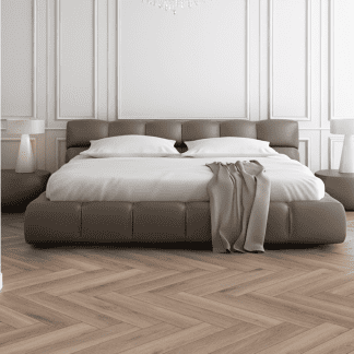 PARQUET SOL STRATIFIE DECOART BATON ROMPU CHENE METZ - GAMME VIEUX PARIS – 665mm x 133mm x 8mm - Certifié FSC Mix Credit