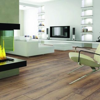 CHENE STRATIFIE DECOART MONTAGNE BRUN - GAMME AMSTERDAM - 1845mmX244mmX10mm - Certifié FSC Mix Credit