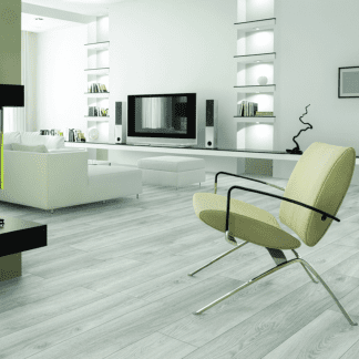 CHENE STRATIFIE DECOART MAKRO BLANC - GAMME AMSTERDAM - 1845mmX244mmX10mm - Certifié FSC Mix Credit