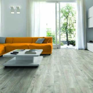CHENE STRATIFIE DECOART HIGHLAND ARGENT - GAMME AMSTERDAM - 1845mmX244mmX10mm - Certifié FSC Mix Credit
