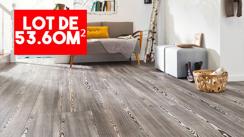 Sol Stratifié Pin Pacifico Top Connect - Lot de 53,60m²