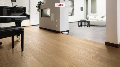 Haro chêne parquet blanc puro exklusiv plus top connect 180X13.5X2200mm
