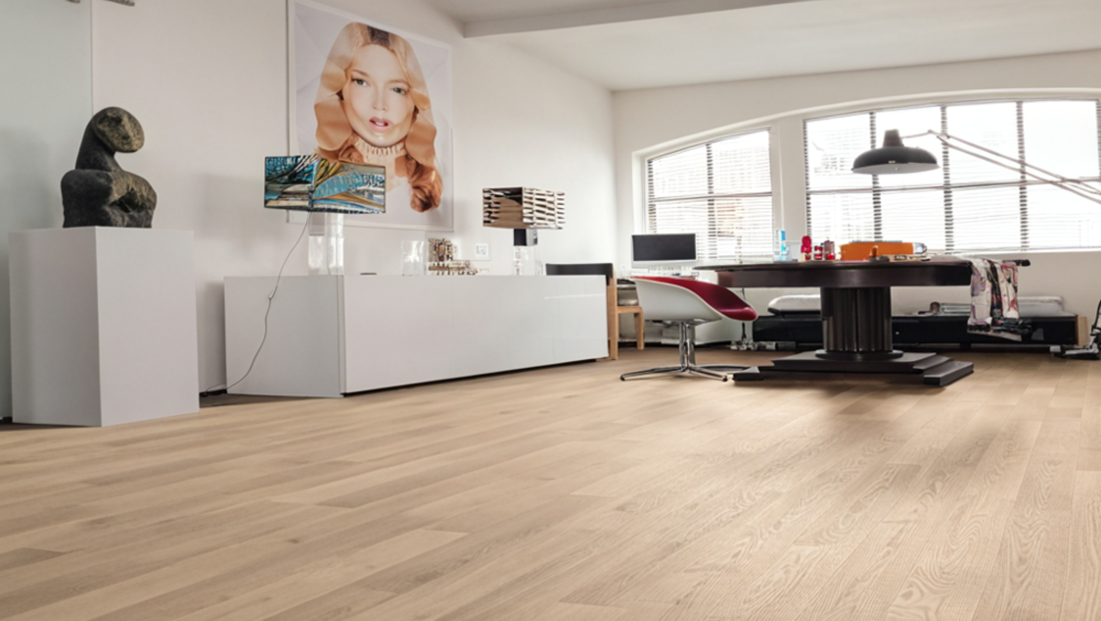 Sol Stratifié Chêne Artico Cannelle Authentique - lot de 25,74m²