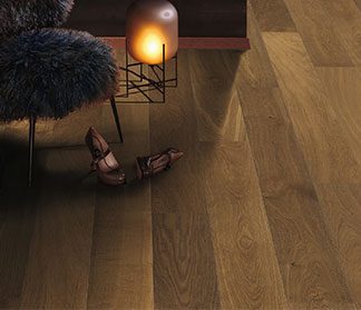 HARO PARQUET 4000 Planche large à l'ancienne 180x13.5x2200mm  4V Chêne fumé léger Markant brossé naturaLin plus Top Connect -Certifié PEFC 70% - LOT DE 15.85M² VISIBLE A PANTIN