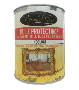 huilé de protection incolore shemenwood 1 litre la référence des professionnels du parquet