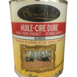 huilé CIRE DURE BLANCHE SHEMENWOOD 1 LITRE La référence des professionnels du parquet