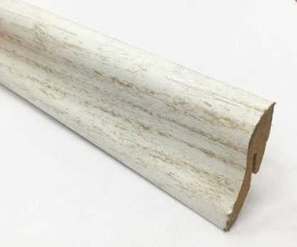 Plinthe mdf canyon blanc 40X22X2400mm