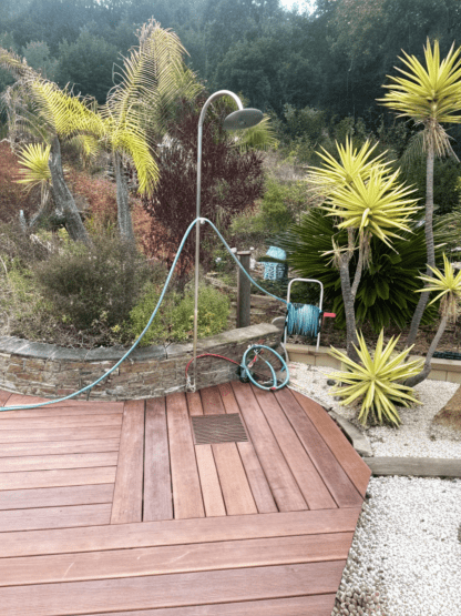 LAME DE TERRASSE MASSARANDUBA BRUT 1 FACE LISSE 145x21x1530mm  (+/- 3 mm)