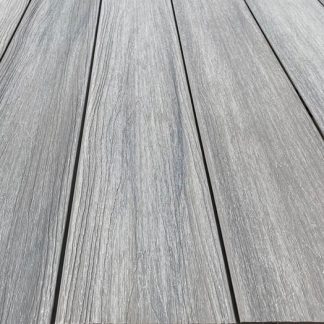 LAME DE TERRASSE COMPOSITE GREY CLIPSABLE 145X22X2200mm - OFFRE AVEC LAMBOURDES + CLIPS + BLOQUEURS