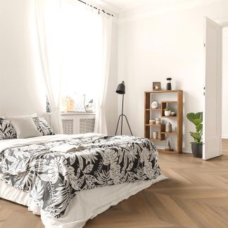 POINT DE HONGRIE 45° CHENE CONTRECOLLE HUILE BONA NATUREL RUSTIQUE COIMBRA 120X14,2X770mm 3mm de couche d'Usure-