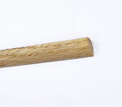 Chêne massif 1/4 rond brut 15X15X2400mm