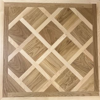 CHÊNE DALLES VERSAILLES COUR DU ROI VERNI PR BIS 1000x1000x15mm 4mm de couche d'usure Certifié FSC Mix Credit