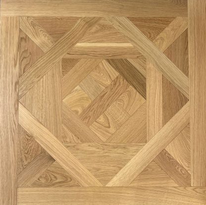 CHÊNE DALLES VERSAILLES D'AREMBERG LOUIS XIV VERNI PR BIS 1000x1000x15mm 4mm de couche d'usure Certifié FSC 100%