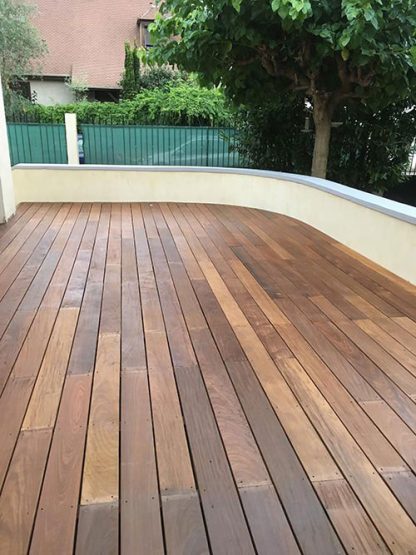 Lame de terrasse ipe brut 140X19mm