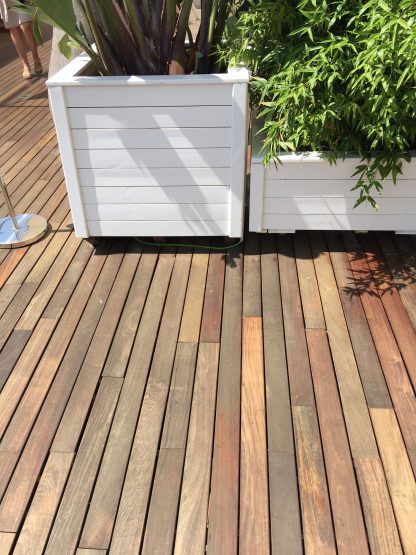 Lame de terrasse ipe brut 140X19mm