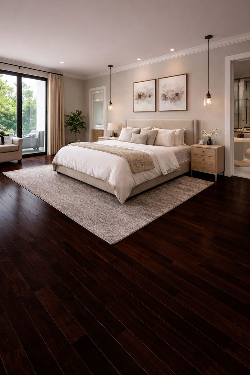 PARQUET WENGÉ MASSIF VERNI QUALITE PREMIUM 70X10mm