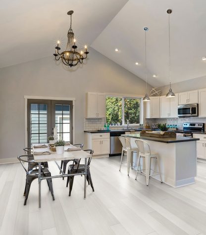 CHENE MASSIF VERNI BROSSE SELECT BLANC DE NEIGE 120x14mm LV - Certifié FSC 100 %