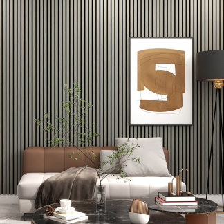 WALL46003-7514352bf520 Panneau acoustique mural des songes finition chêne noir 520X18X2400mm