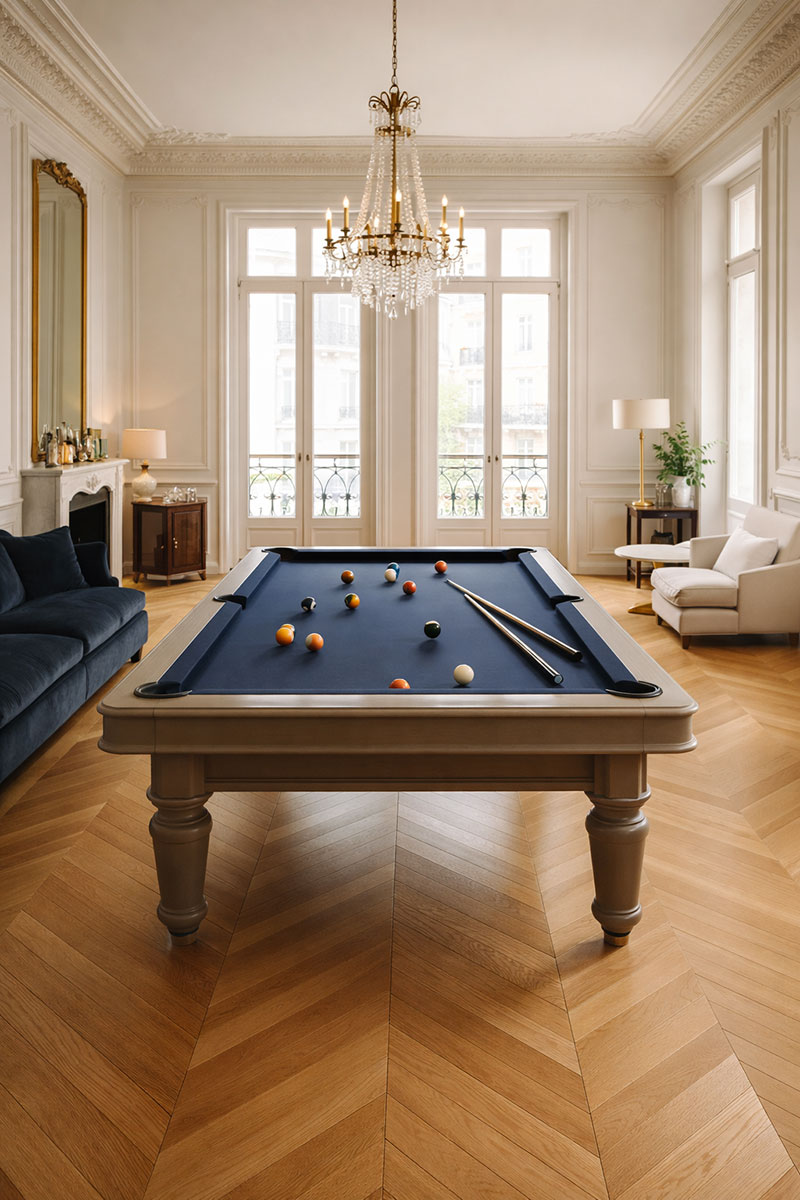 POINT DE HONGRIE 45° CHENE MASSIF VERNI MAT SURCHOIX 90x14x L510mm GO 4 - Certifié PEFC 100% 