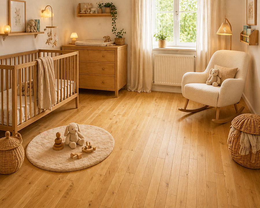 CHENE MASSIF VERNI BROSSE PIQUE CAMPAGNARD MINNESOTA 70X14mm LV - Certifié FSC 100 %