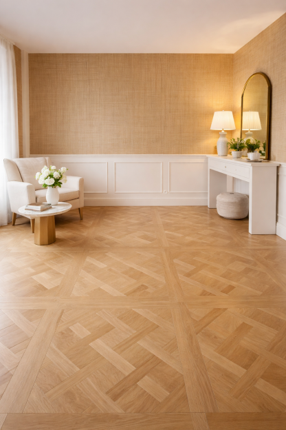 Chêne dalles versailles signature royal 900X900X20mm