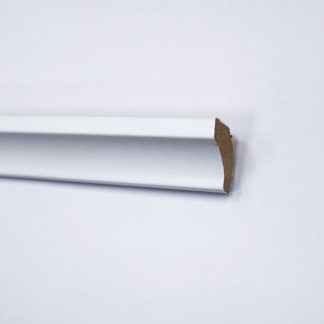 1/4 de rond blanc lame creuse mdf 16X16X2200mm