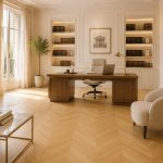 POINT DE HONGRIE CHENE MASSIF VERNI BROSSE PR BIS VENDOME NATUREL 92X15X510MM - Certifié FSC 100 %