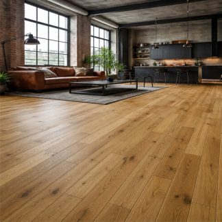 CHENE MASSIF VERNI BROSSE GO4 RUSTIQUE NATUREL ALIZE 90x15mm -Certifié FSC 100% CHENE MASSIF VERNI BROSSE GO4 RUSTIQUE NATUREL ALIZE 90x15mm -Certifié FSC 100%