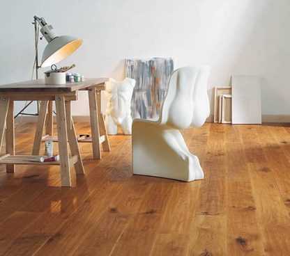 chêne CONTRECOLLE RUSTIQUE huilé brossé ALEXANDRIE - 190x22x L1820mm Couche d'usure de 6mm de chêne - LOT DE 13,80M²