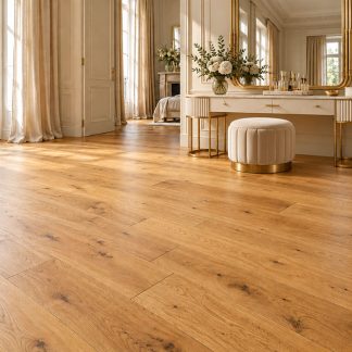 CHENE MASSIF CAMPAGNE Piqué HUILE BROSSE ECORCE DOREE GO4 160X20X600 A 2200 - Certifié FSC 100 % Obligatoire : Application d'huile-cire dès la 1ère utilisation